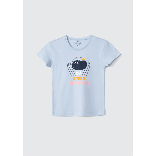 Top stampato per bambina