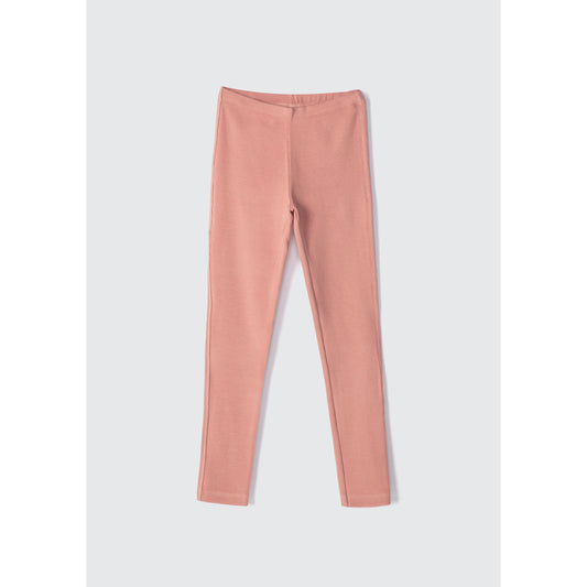 Leggings a coste basic da bambina