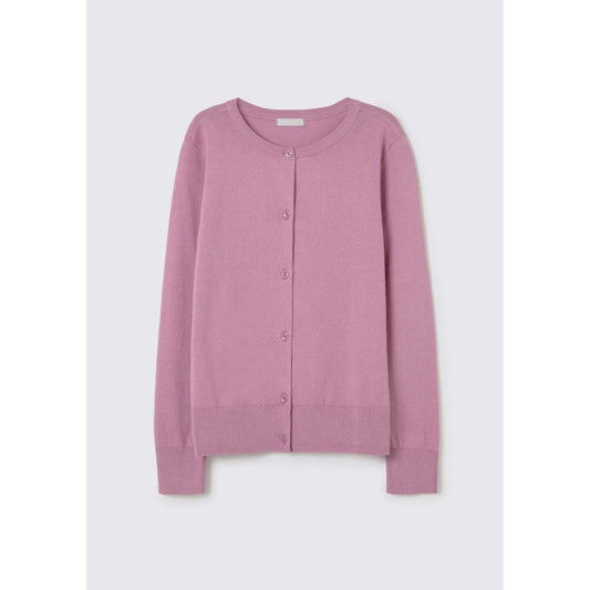 Cardigan da bambina lavorato a maglia