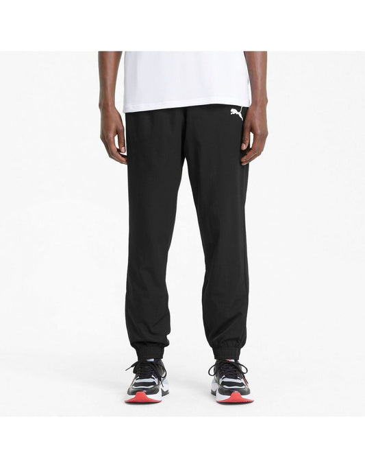 Joggers sportivi essenziali con stampa logo piccolo