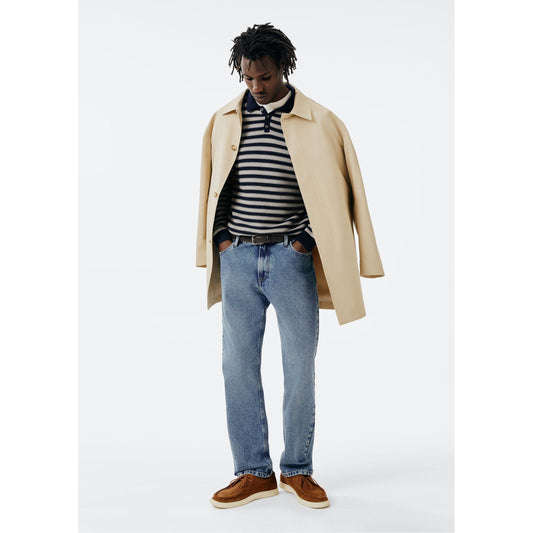 Pantaloni in denim da uomo dal taglio dritto