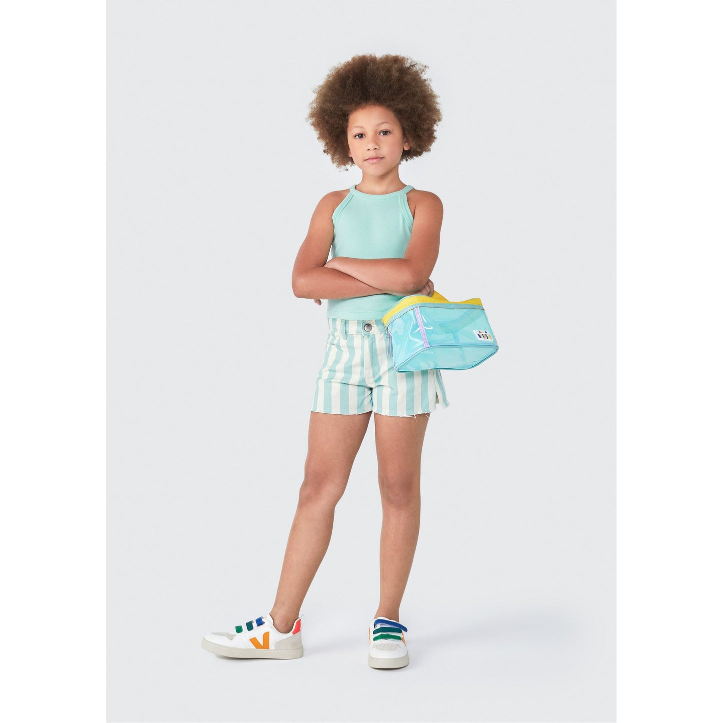 Canotta Basic a coste da bambina