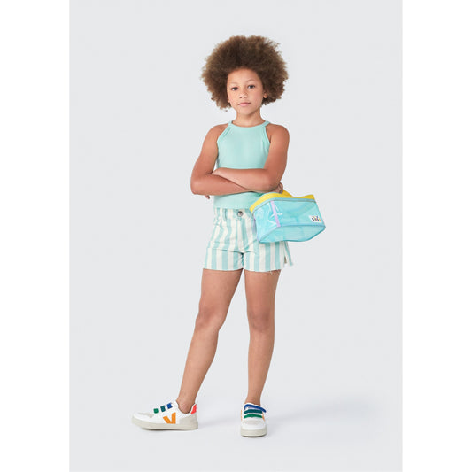 Canotta Basic a coste da bambina