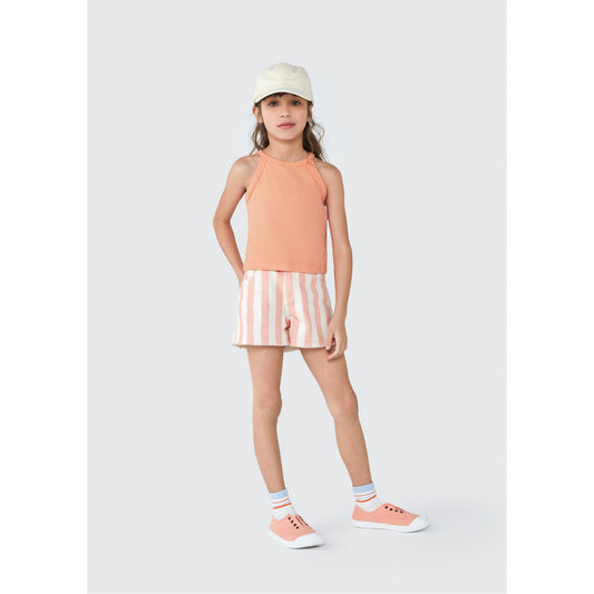 Canotta Basic a coste da bambina