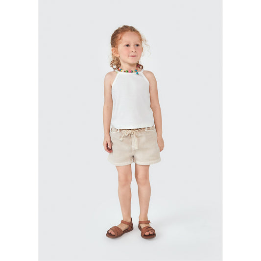 Canotta a coste da bambina