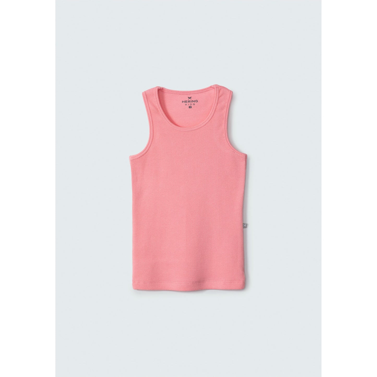 Camiseta de tirantes acanalada básica para niña