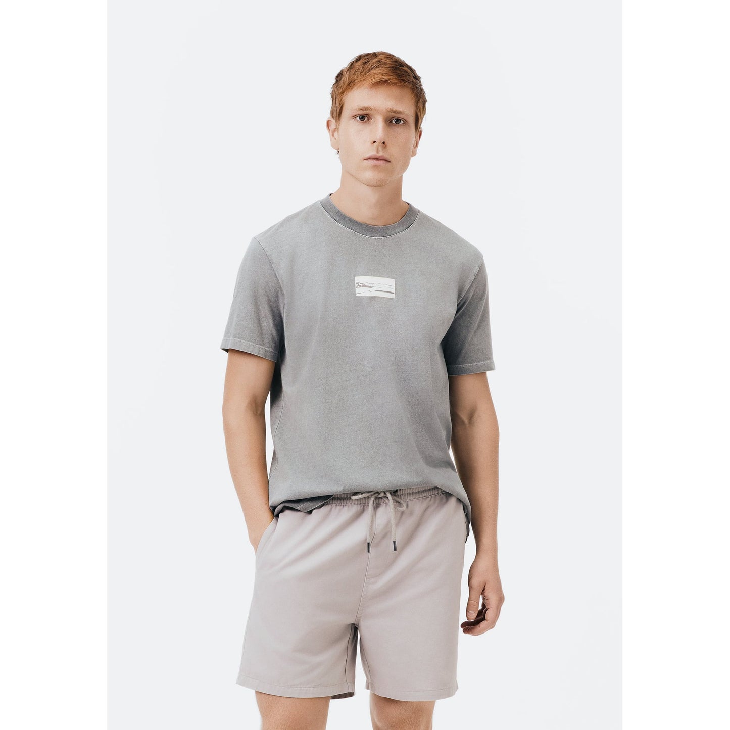 Pantaloncini da uomo in twill