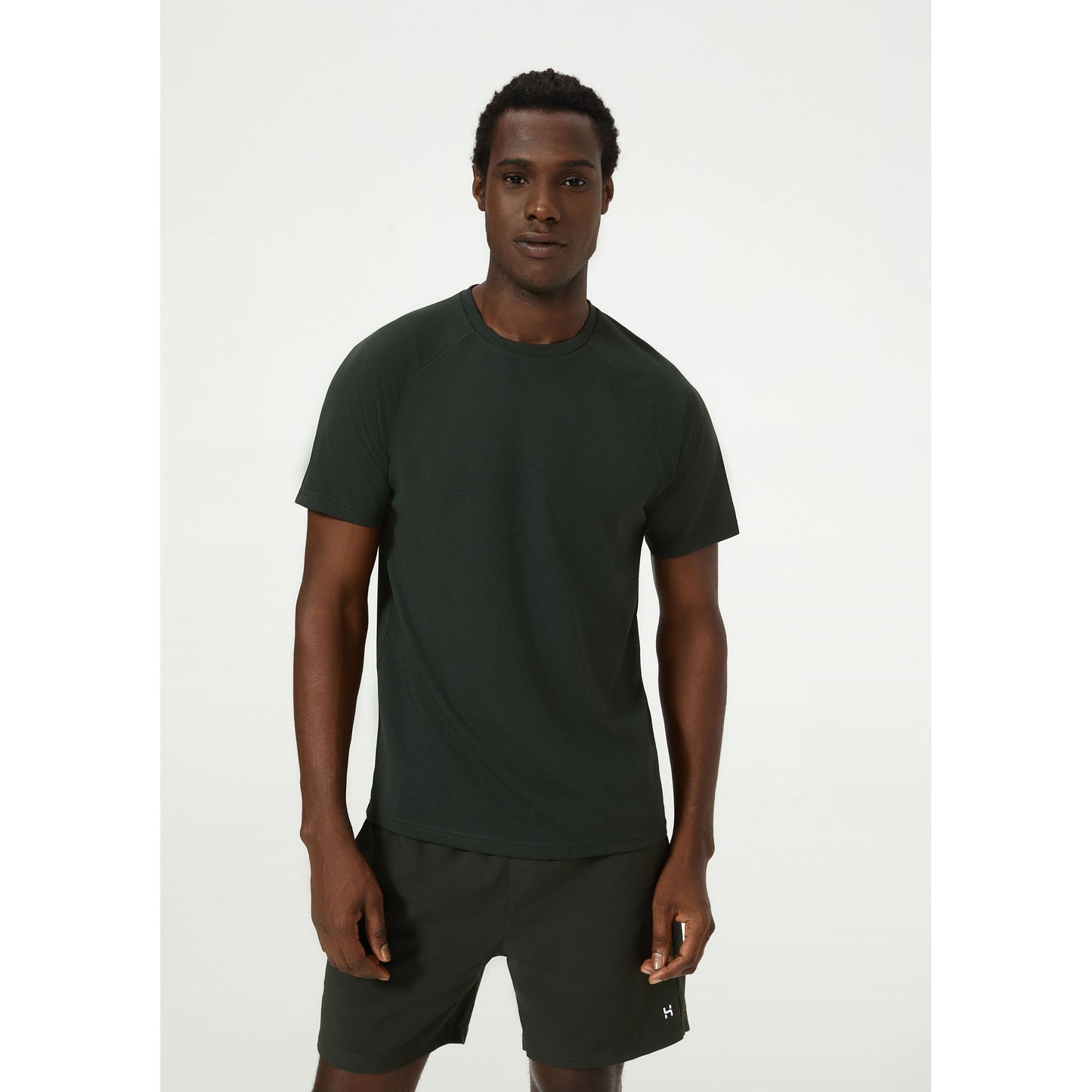 Maglietta sportiva Raglan a maniche corte da uomo