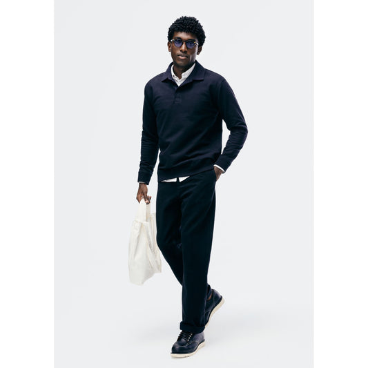 Pantaloni da uomo in twill dal taglio dritto
