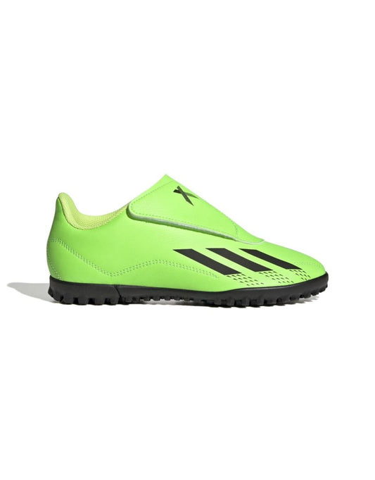 Chuteiras de futebol de grama verde Adidas X Speedportal.4 para meninos