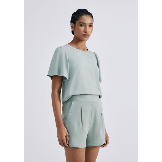 Pantaloncini Viscolinho a vita alta da uomo