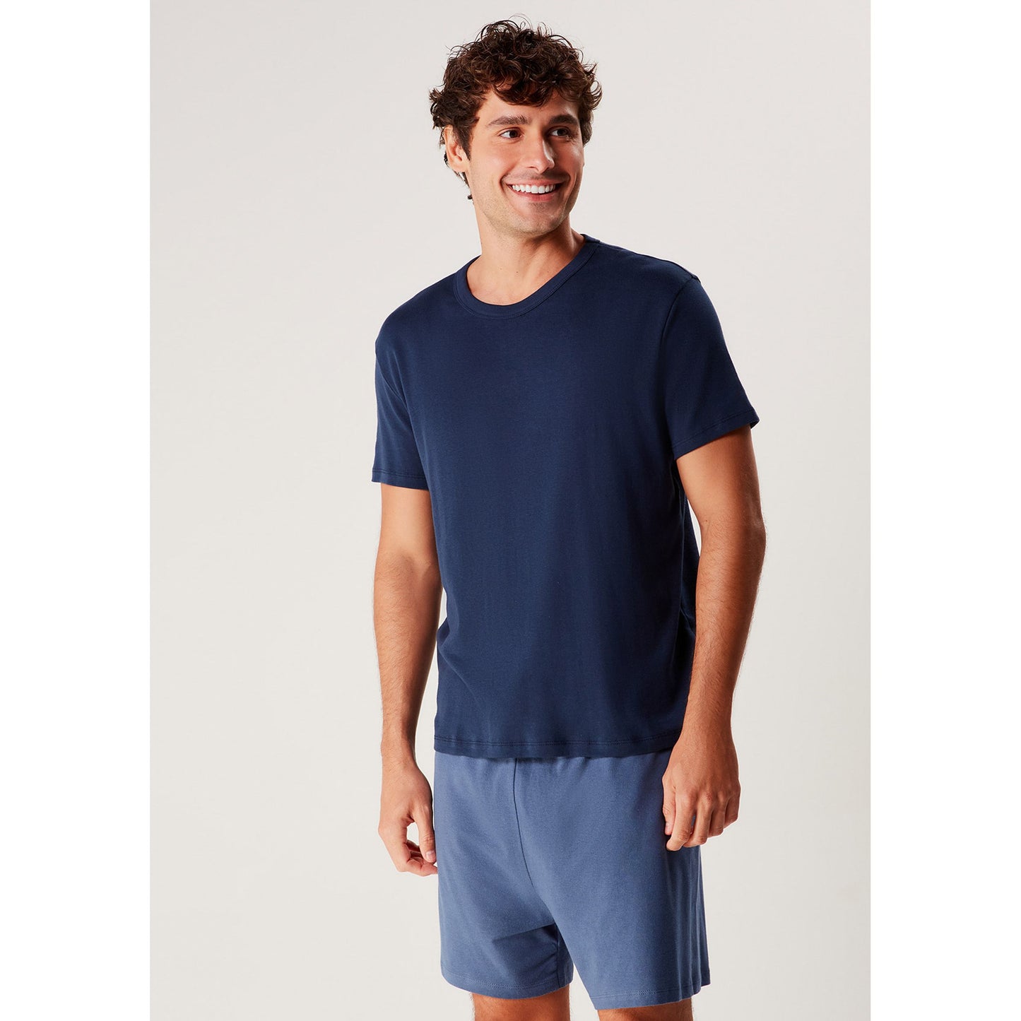 Maglietta da uomo in cotone e tessuto a maglia