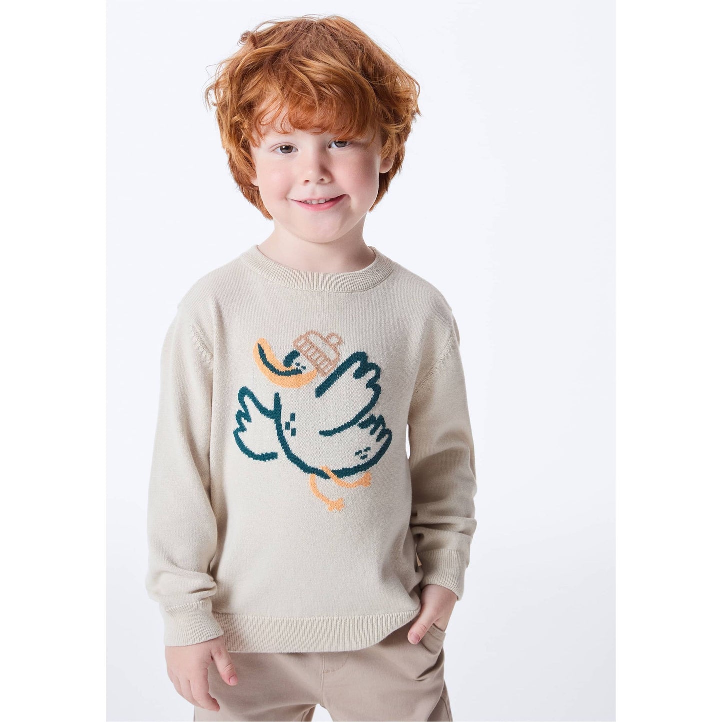 Maglione a maglia da bambino