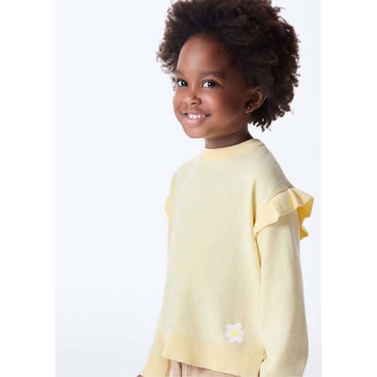 Maglione a maglia per bambina