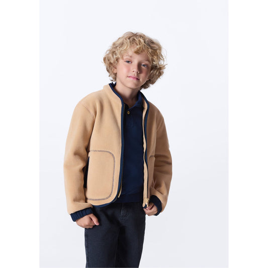 Chaqueta de cuello alto para niños
