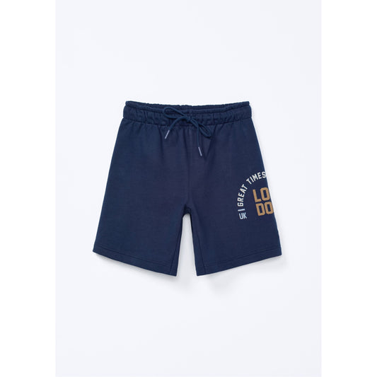 Pantaloncini dritti stampati da ragazzo