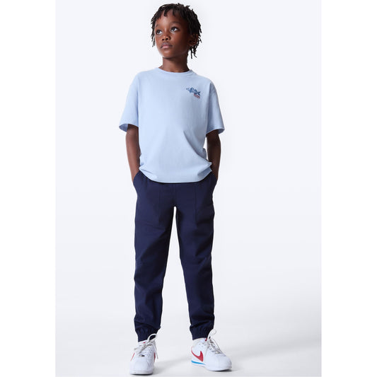Pantaloni Jogger da bambino con vita a coste