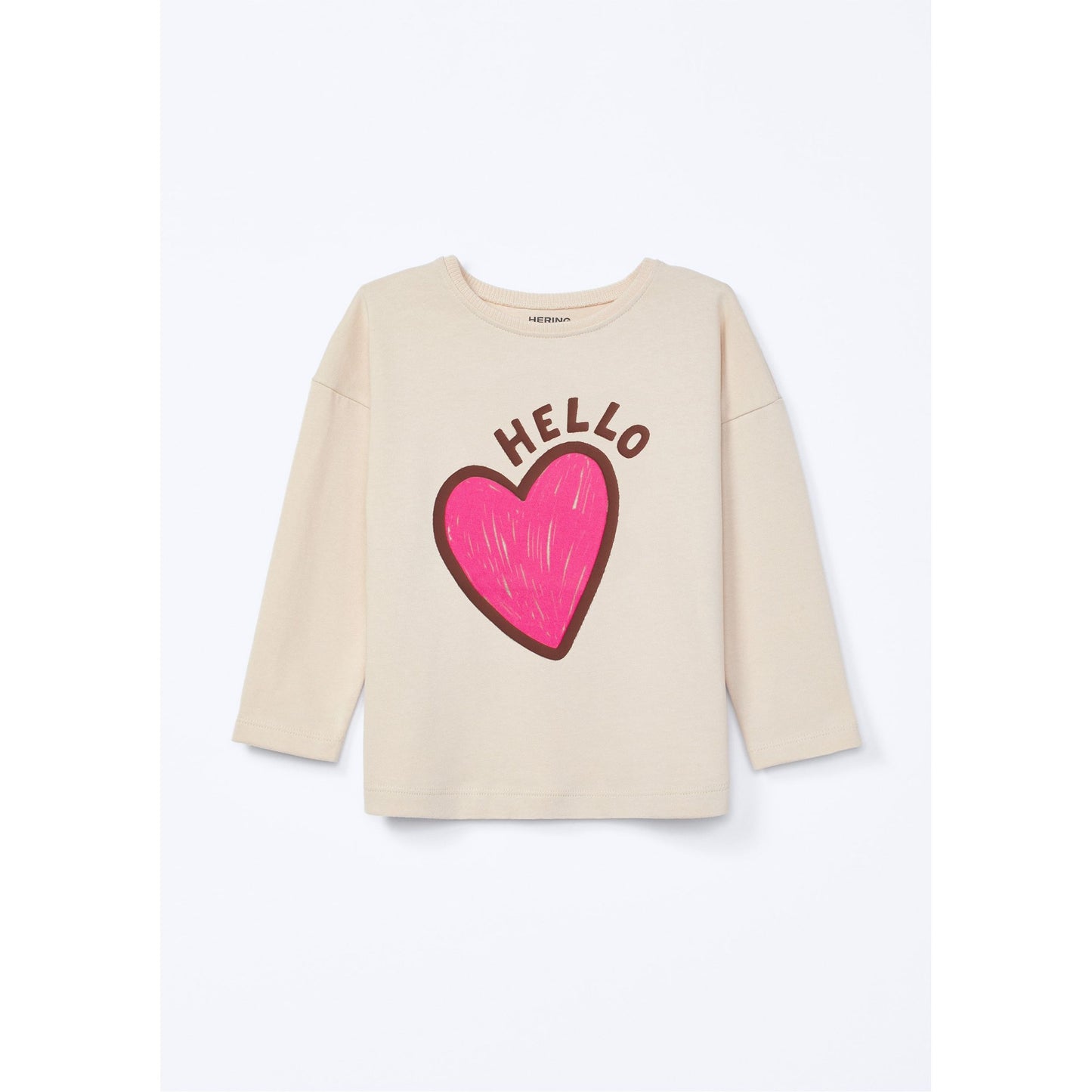 Top a girocollo stampato Comfort per bambina