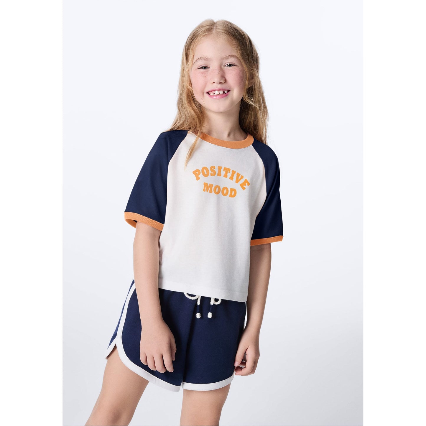 Top stampato da bambina