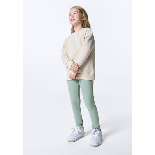 Leggings a coste basic da bambina