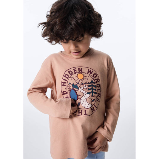 Maglietta da bambino con stampa interattiva