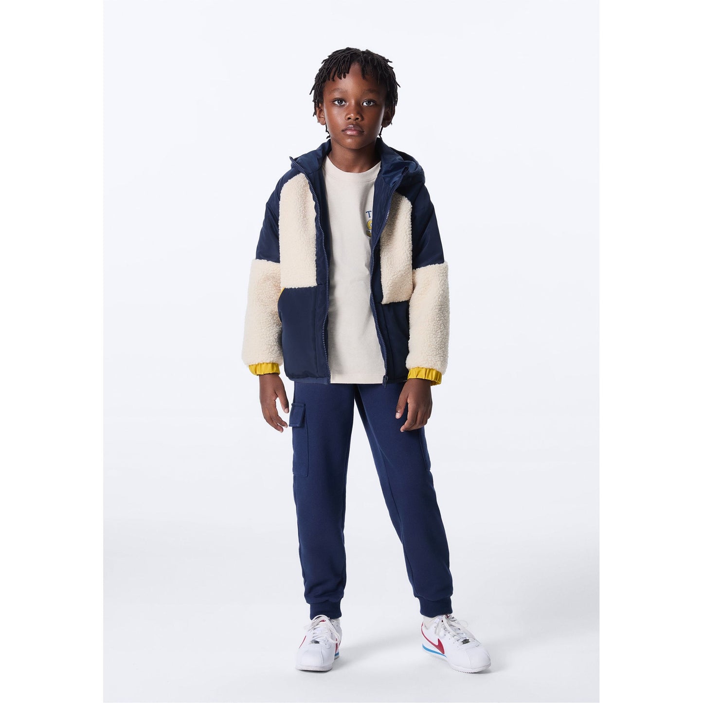 Pantaloni Jogger da ragazzo con elastico in vita