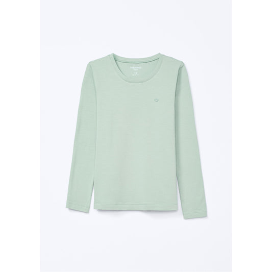 Top a manica lunga Basic da bambina con patch - Hering Kids