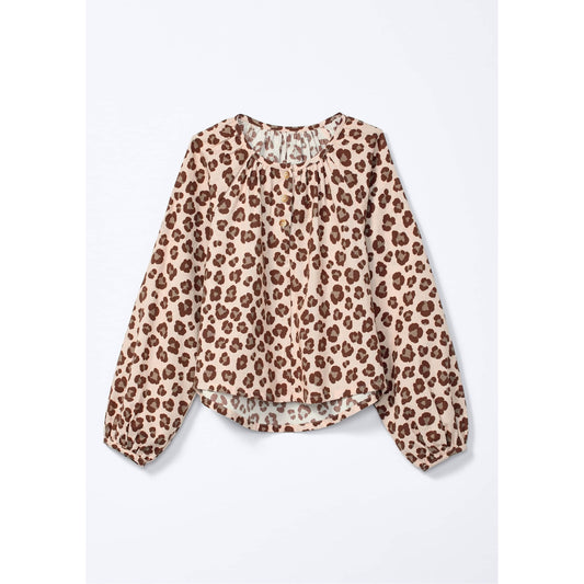 Vestito da bambina con stampa testurizzata