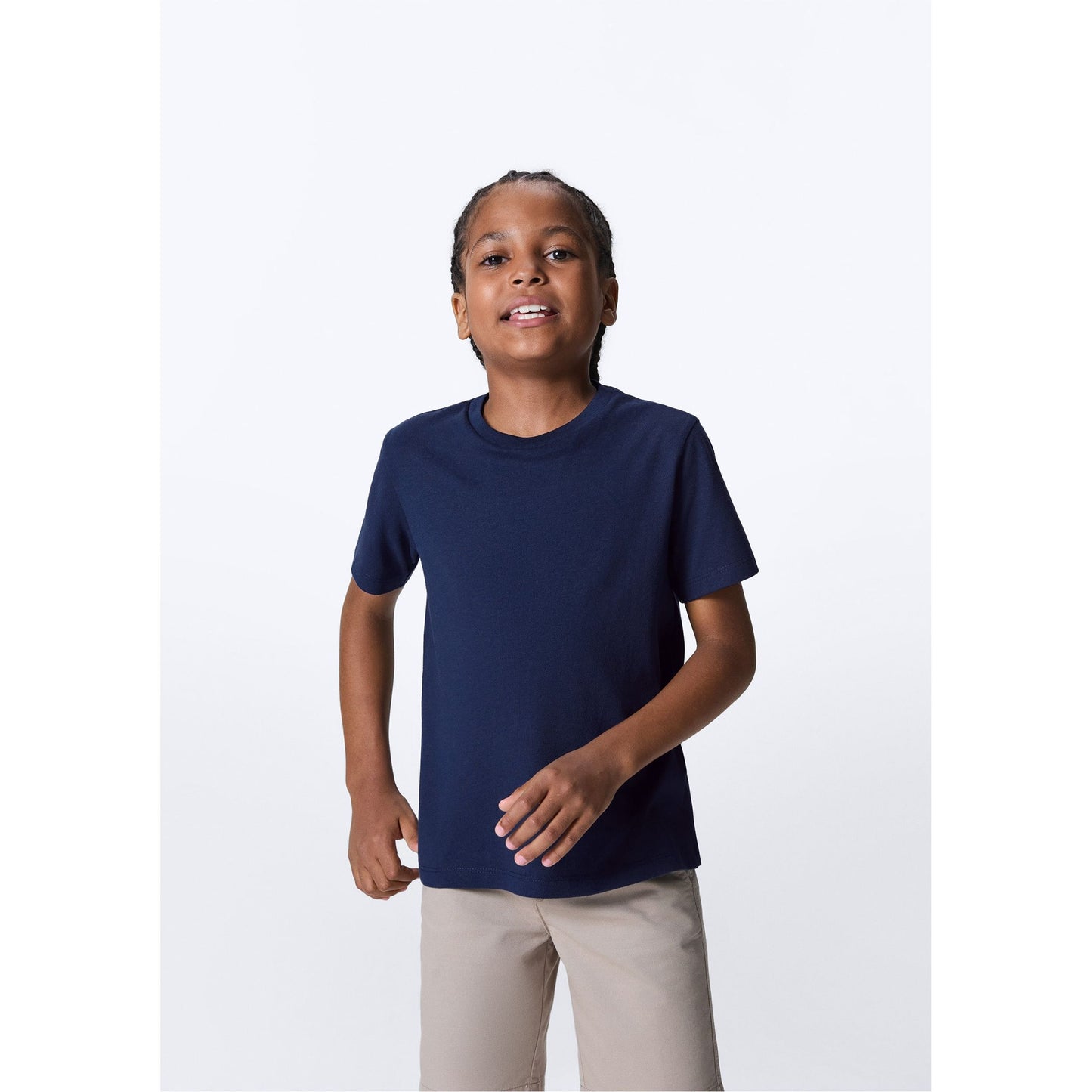 Maglietta Basic Slim Fit a maniche corte da ragazzo
