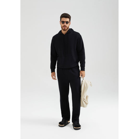 Pantaloni da uomo Basic Straight Fit in felpa di pile