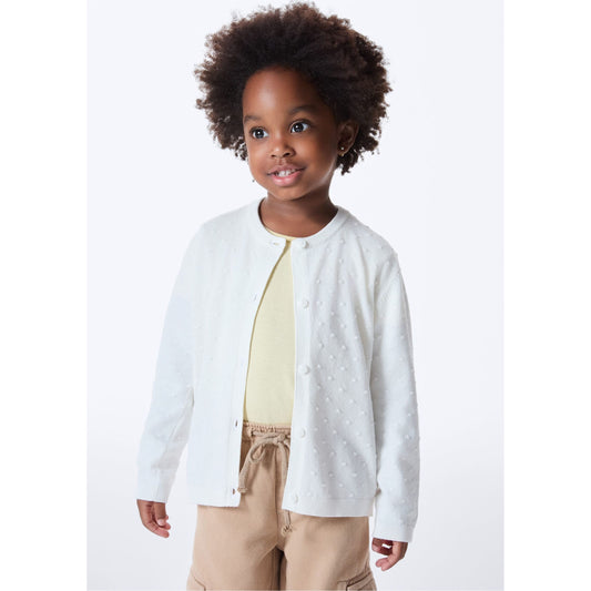 Cardigan a maglia per bambina