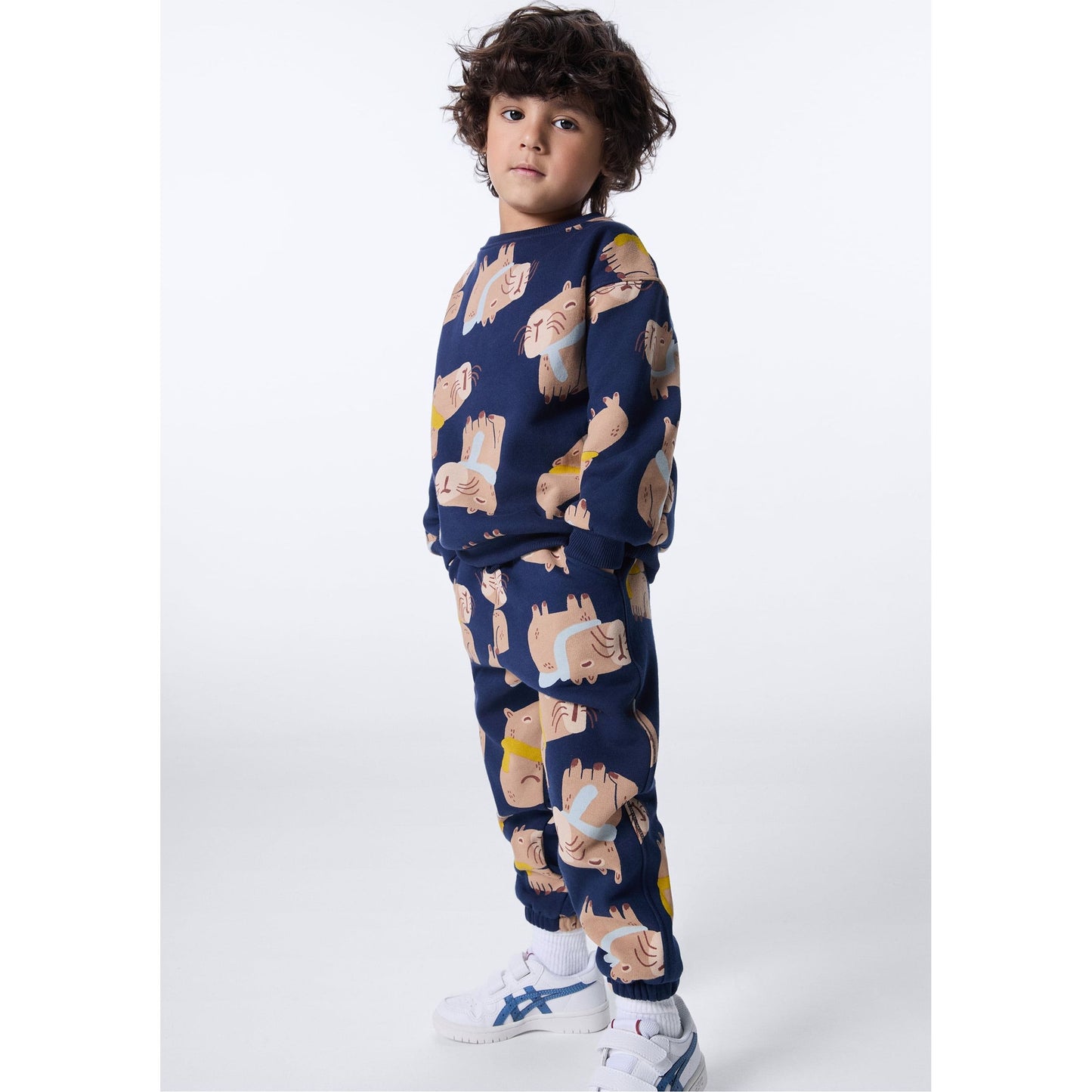 Calça de moletom estampada para meninos