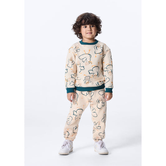 Pantaloni da ginnastica stampati per bambini piccoli