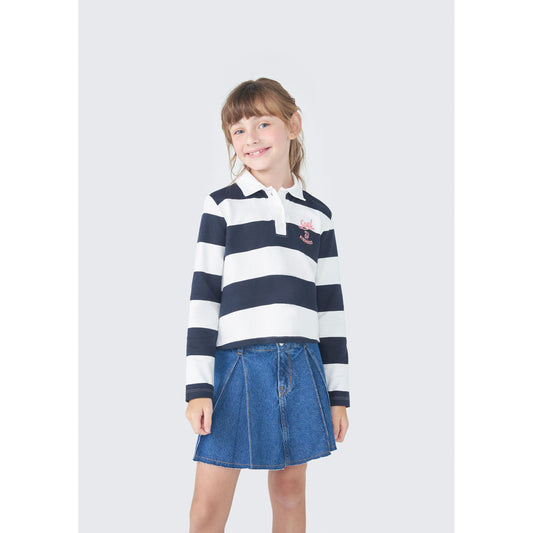 Polo ricamata da bambina