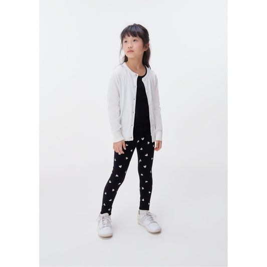 Cardigan da bambina lavorato a maglia