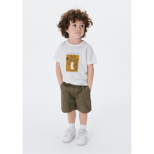 Pantaloncini Chino da ragazzo in tessuto Twill