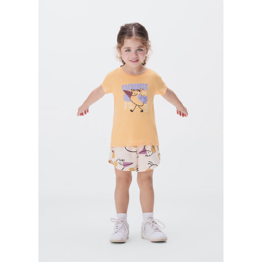 Blusa estampada para menina pequena