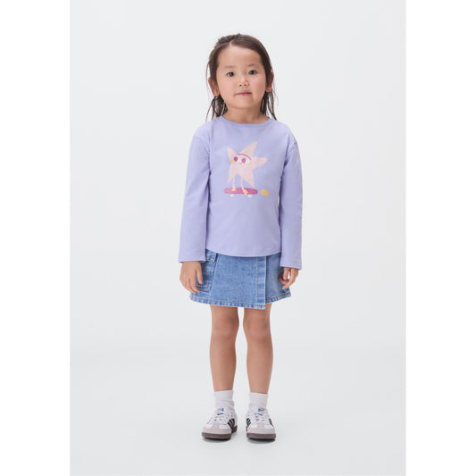 Blusa estampada para menina pequena
