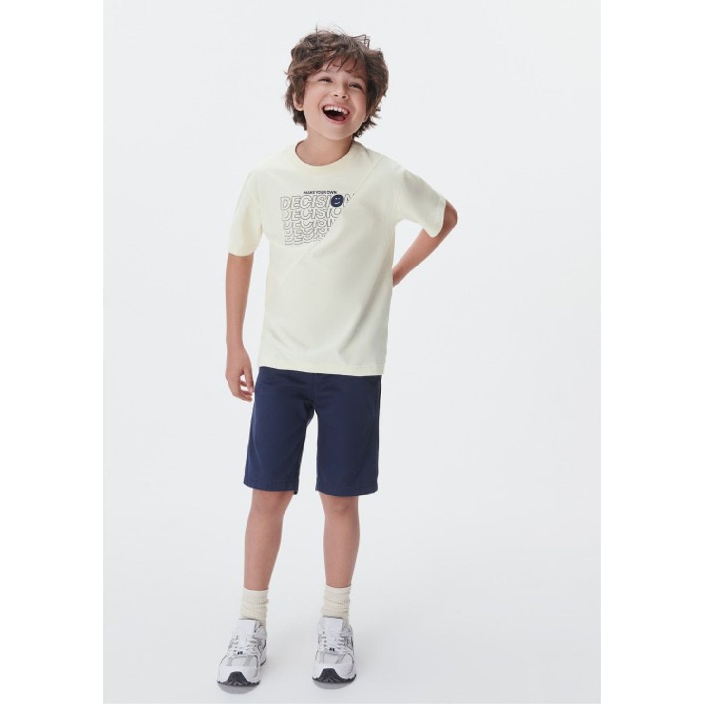 Maglietta stampata oversize da ragazzo