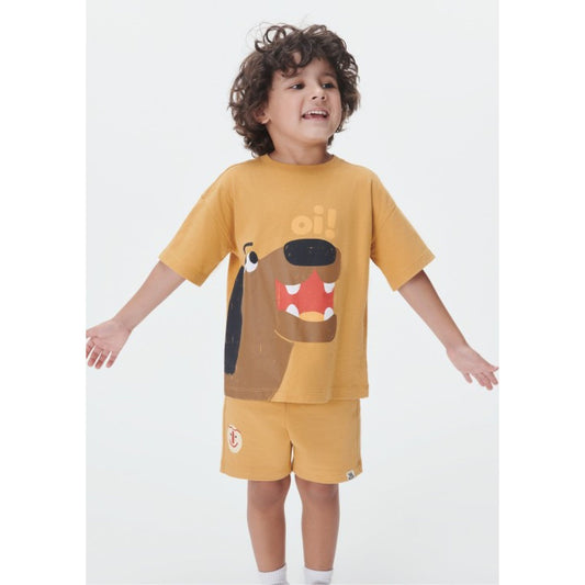 Pantaloncini stampati basic da bambino