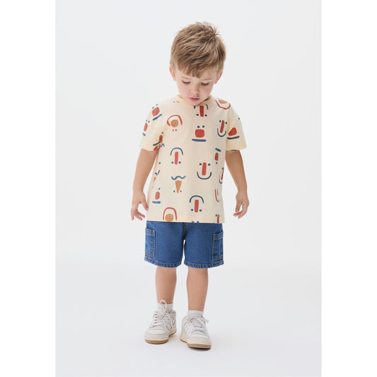 Pantaloncini di jeans Cargo da bambino