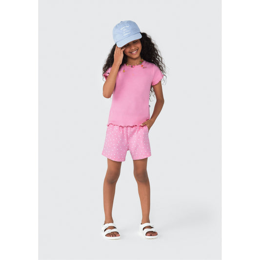 Pantaloncini Clochard stampati basic da bambina