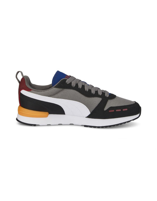 Zapatillas PUMA R78 Gris Acero-Blanco Puma-Negro