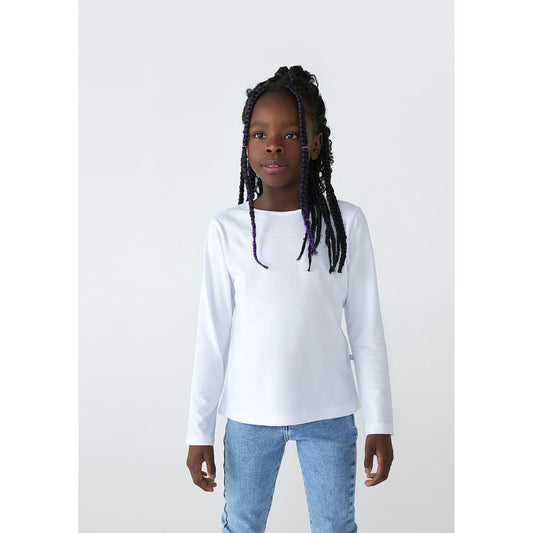 Top Basic a maniche lunghe da bambina