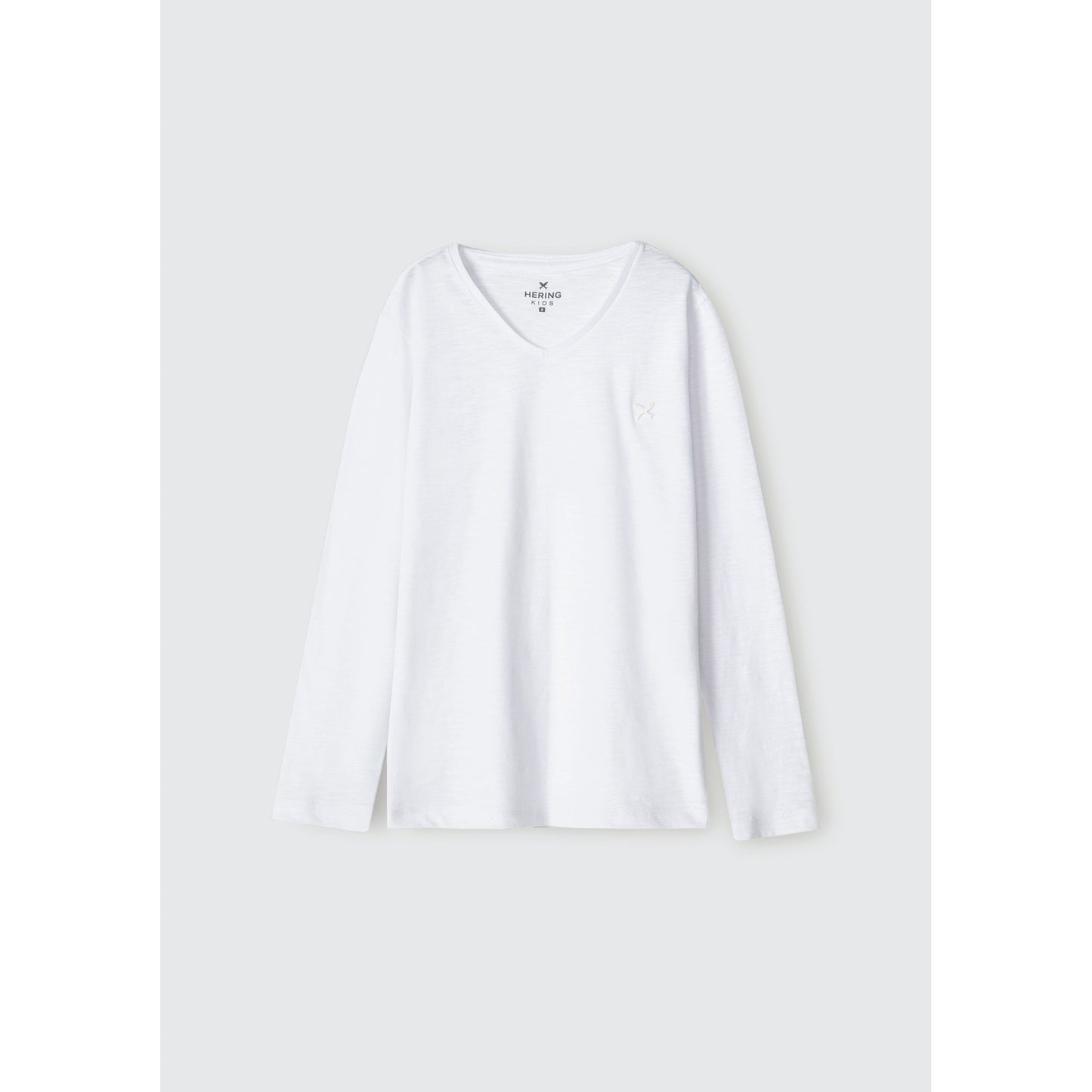 Maglietta Basic a maniche lunghe Slub da ragazzo