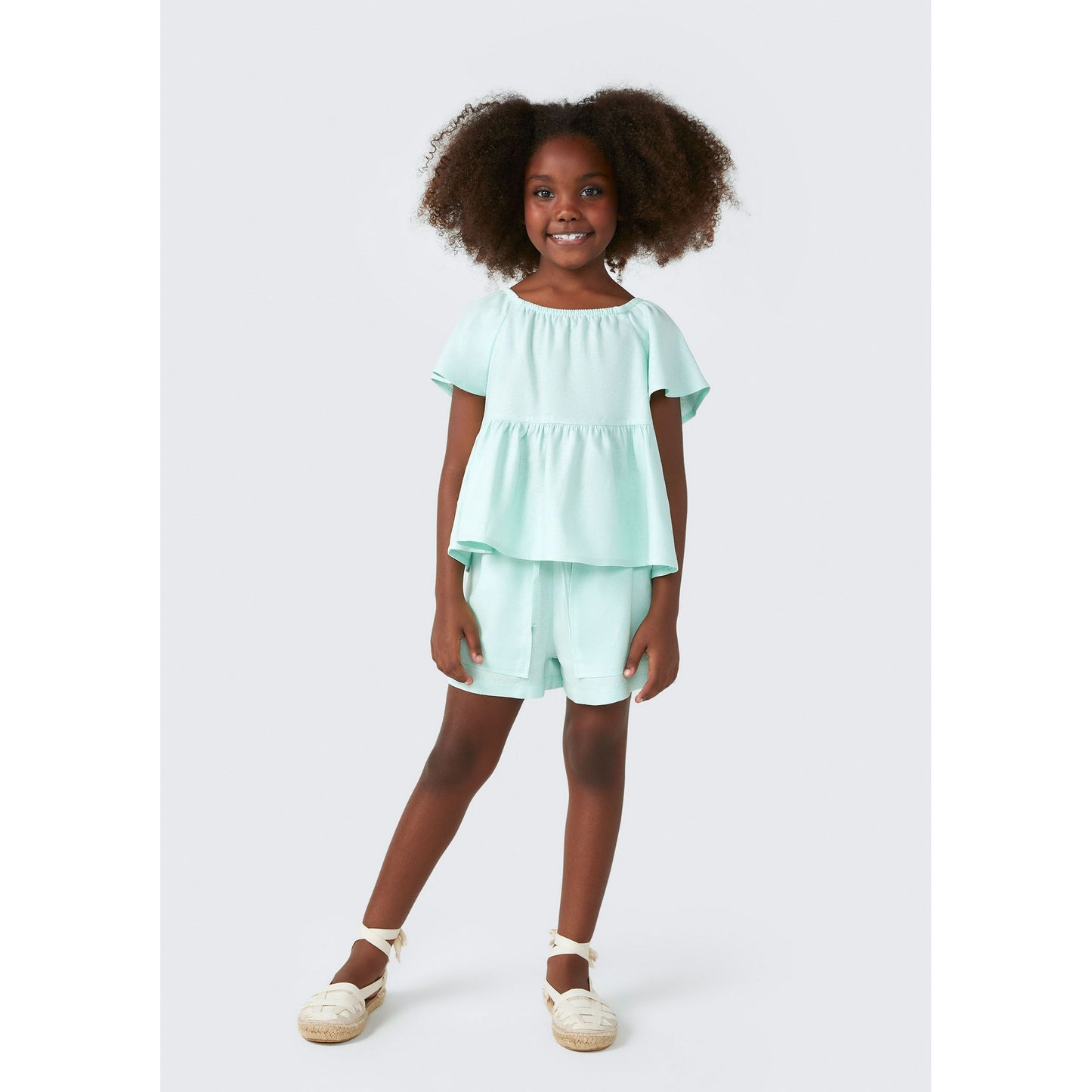 Girl's Linen Blend Shorts