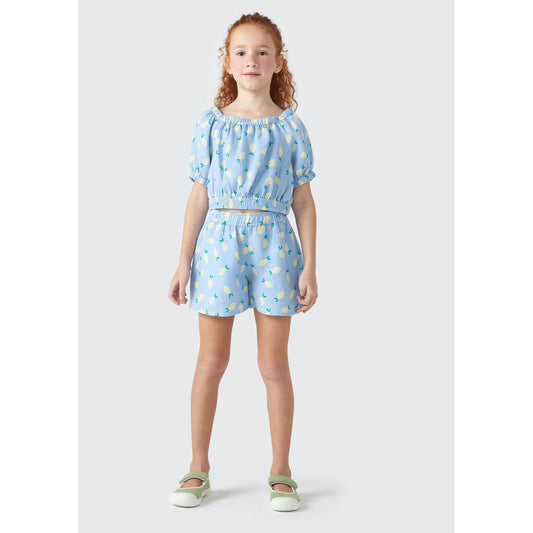 Shorts estampados para meninas