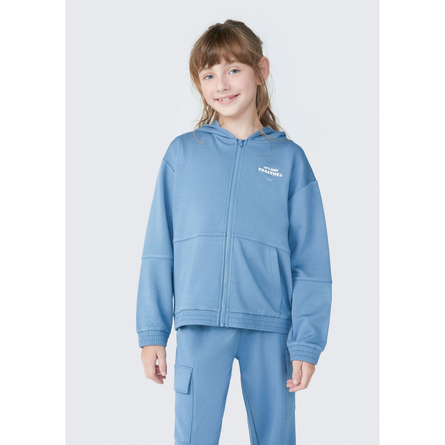 Chaqueta sudadera con capucha para niña