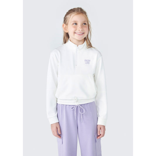 Jersey de cuello alto para niña