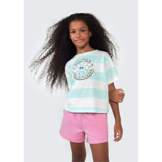 Pantaloncini da bagno da bambina Basic Clochard